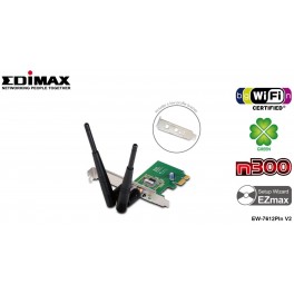 Karta sieciowa Edimax EW-7612Pln V2 PCI-E WiFi N300 1T2R Low Profile