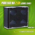 Pudełko na 2CD - Czarny Tray - Pakiet 5 szt