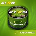CD-R ESPERANZA 56x 700MB (Cake 50) SILVER