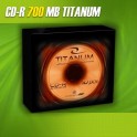 CD-R TITANUM 56x 700MB (Slim 10)