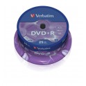 DVD+R Verbatim 16x 4.7GB (Cake 25) MATT SILVER 