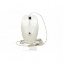 Mysz optyczna przewodowa Logitech B100 biała
