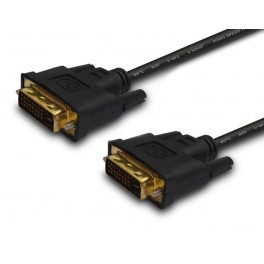 Kabel DVI DM – DVI DM 24+1 dual link SAVIO CL-31 1,8m