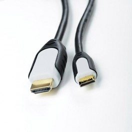 KABEL IMPULS-PC HDMI mini-HDMI 1,8m gold/fer/blist Miedź(99,