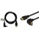 Kabel HDMI SAVIO CL-04  1,5m, czarny, KĄTOWY, złote końcówki