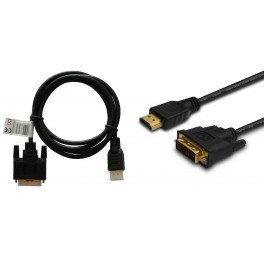 Kabel HDMI SAVIO CL-10 19pin męski - DVI 18+1 męski 1,5m, cz