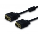 Kabel VGA (M) – VGA (M) ekranowany +2 feryty SAVIO CL-30 3m